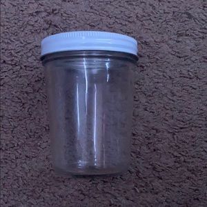 Mason jar with a cap